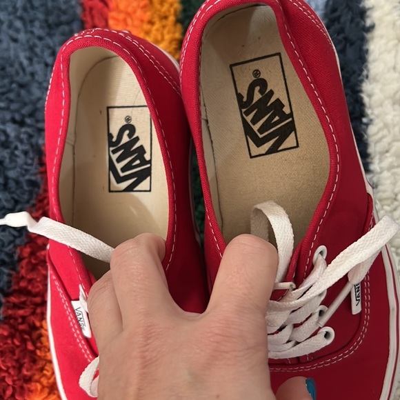 Women’s red vans - Picture 3 of 3